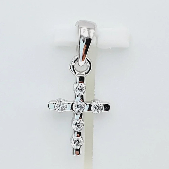 925 Sterling Silver Cubic Zircon Pendant for Women/Girls, US925P1063 - Picture 2 of 9